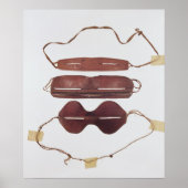 Poster Lunettes de soleil/neige inuit (Devant)