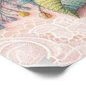 Poster Lunettes de soleil rose rose rose (Coin)
