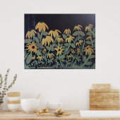 Poster lunettes noires (Cuisine)