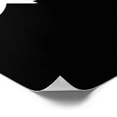 Poster Lung Awareness Pearl Ribbon (Coin)