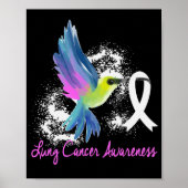 Poster Lung Awareness Pearl Ribbon (Devant)