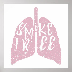 Poster Lung Health Smoke Free