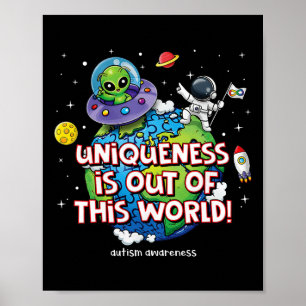Poster L'unicité est hors de ce monde Sensibilisation à l