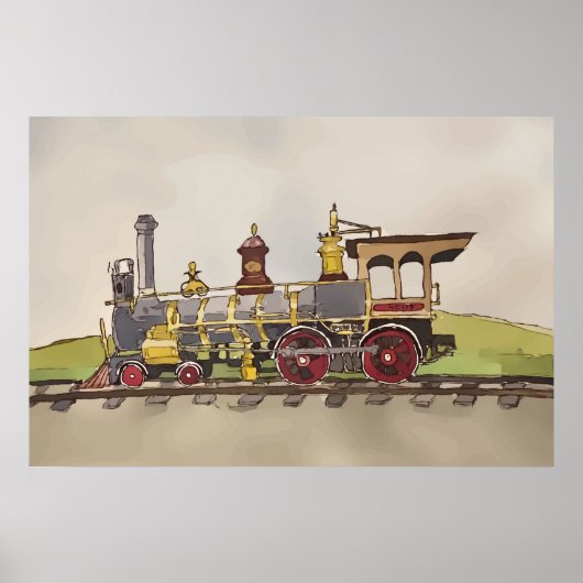 Poster L'Union Pacific n° 119 à Promontory Summit (Devant)