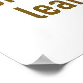 Poster L'unité est la vision - Citation d'unité (Coin)