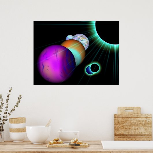 Poster L'univers (Cuisine)