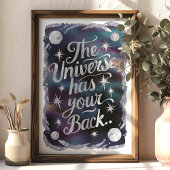 Poster L'Univers A Ton Arrière-Mur Cosmique