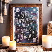 Poster L'Univers A Ton Arrière-Mur Cosmique