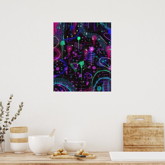 Poster L'Univers est vaste (Cuisine)