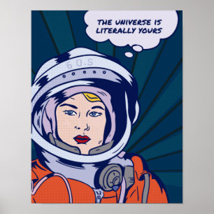 Poster L'univers est votre inspiration