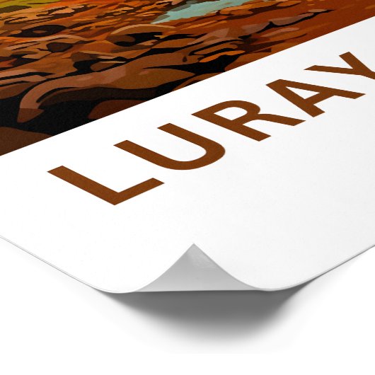 Poster Luray Caverns Virginia Travel Print (Coin)