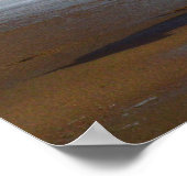 Poster Lurcher sur la plage (Coin)