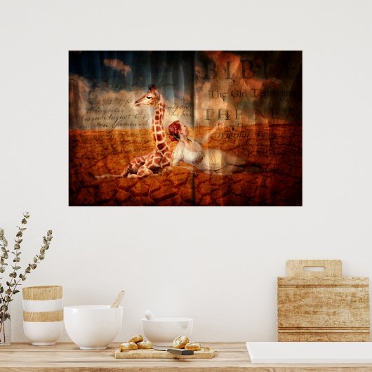 Poster Lure du désert (Hosea 2) (Cuisine)