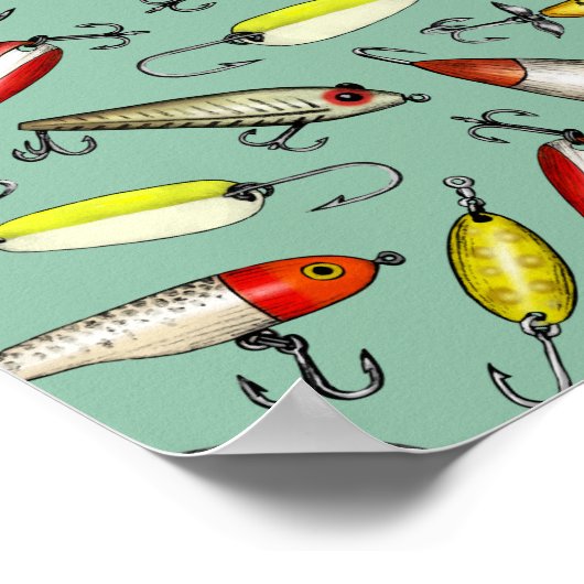 Poster Lures de pêche (Coin)