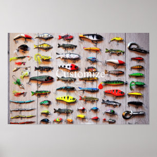 Poster Lures de pêche classique Thunder_Cove