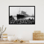 Poster Lusitania Spectators 1907 (Cuisine)