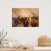 Poster L'USS Kearsarge enfonce le CSS Alabama en 1864 (Cuisine)