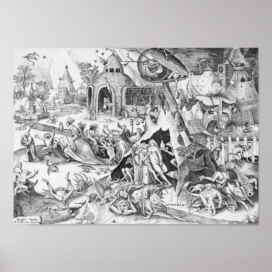 Poster Lust (Luxurie), Les Sept Péchés Mortels (Devant)