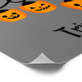 Poster Lustre citrouille d'Halloween (Coin)