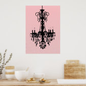 Poster Lustre et rose (Cuisine)