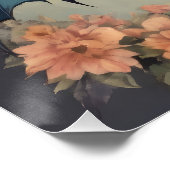 Poster lustré Halloween Bat hb5 (Coin)