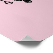 Poster Lustre rose Chic (Coin)