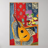 Poster Lute et verre Brandy (Devant)