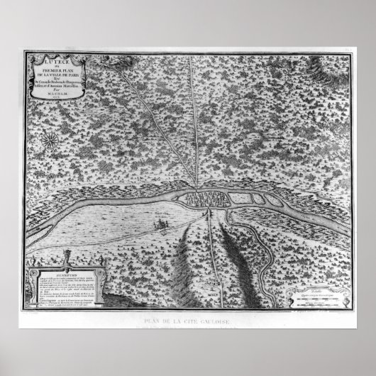 Poster Lutetia ou le premier plan de Paris (Devant)