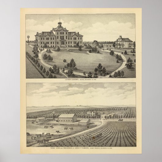 Poster Luther Academy, Nebraska (Devant)