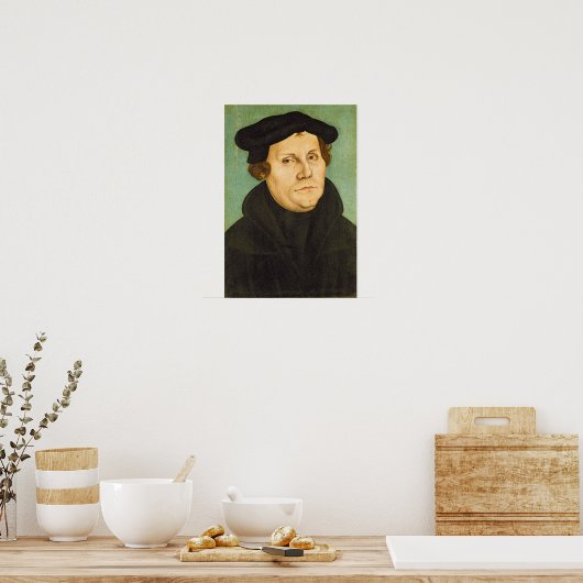 Poster Luther professeur, 1529 (Cuisine)