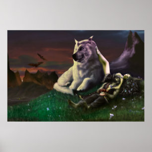 Poster Luthien tend Beren