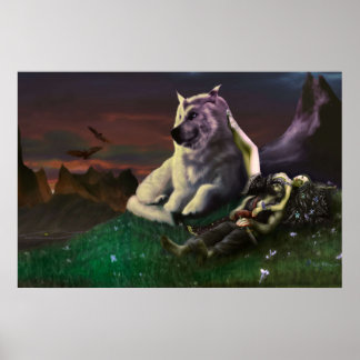 Poster Luthien tend Beren