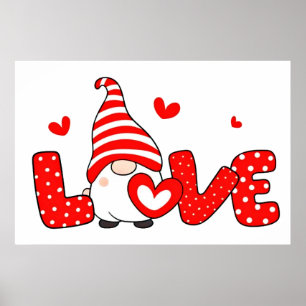 Poster Lutin de la Saint-Valentin