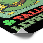 Poster Lutin irlandais drôle de la Saint-Patrick le plus  (Coin)