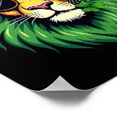 Poster Lutin Lion Saint-Patrick Jour de la Saint-Patrick (Coin)