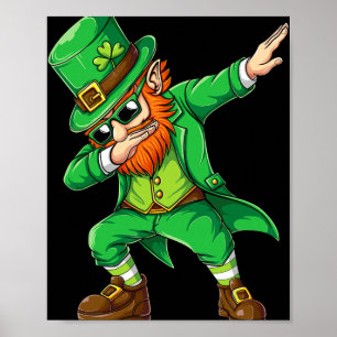 Poster Lutin qui Dabbing Cadeaux Drôles Hommes Enfants Ga