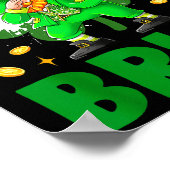 Poster Lutins de la Saint-Patrick faisant le dabbing sur (Coin)