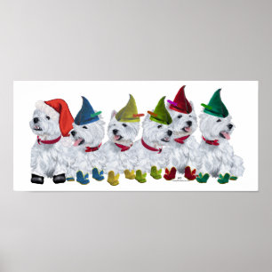 Poster Lutins de Noël