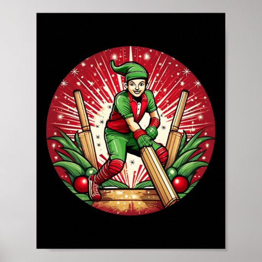 Poster Lutins de Noël Cricket (Devant)