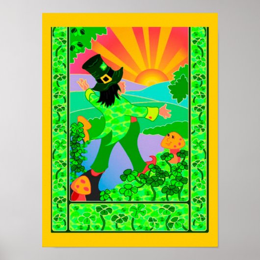 Poster Lutins & Lever du soleil - (Devant)
