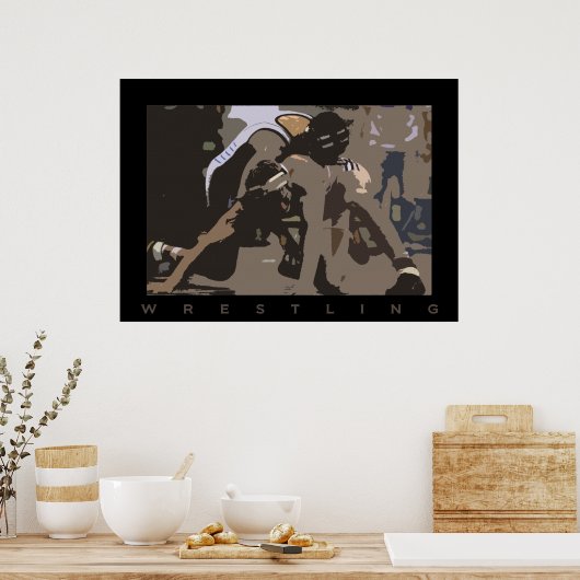 Poster lutte (Cuisine)