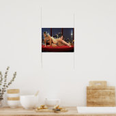 Poster Lutte au penthouse sexy (Cuisine)