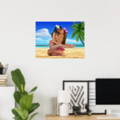 Poster Lutte avec baiser (Bureau à domicile)