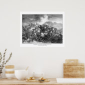 Poster Lutte contre la mort du général Custer (Cuisine)