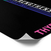 Poster Lutte contre le cancer Ruban 7 (Coin)