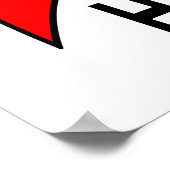 Poster Lutte contre les maladies cardiaques pour la guéri (Coin)