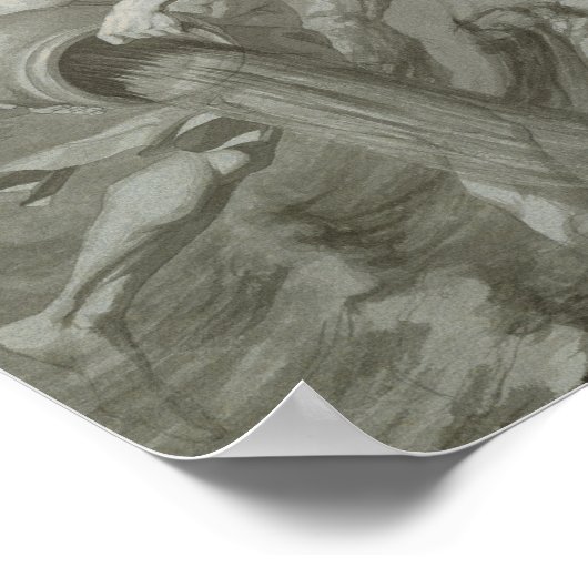 Poster Lutte d'Achille avec la rivière Scamander (Coin)