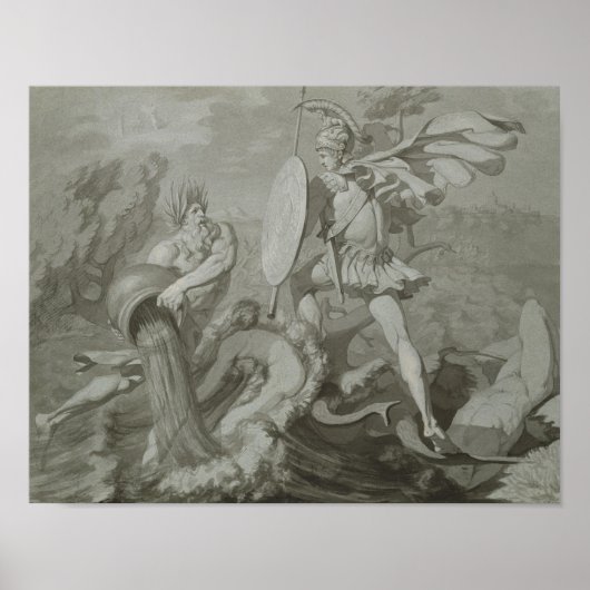 Poster Lutte d'Achille avec la rivière Scamander (Devant)