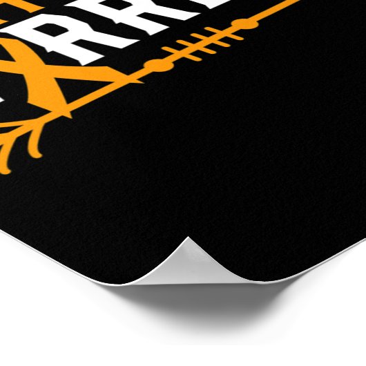 Poster Lutte De Sensibilisation À La Leucémie Comme Une C (Coin)