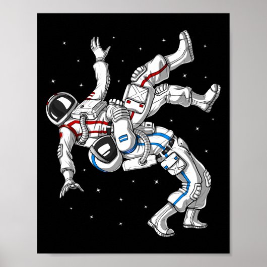 Poster Lutte des astronautes (Devant)